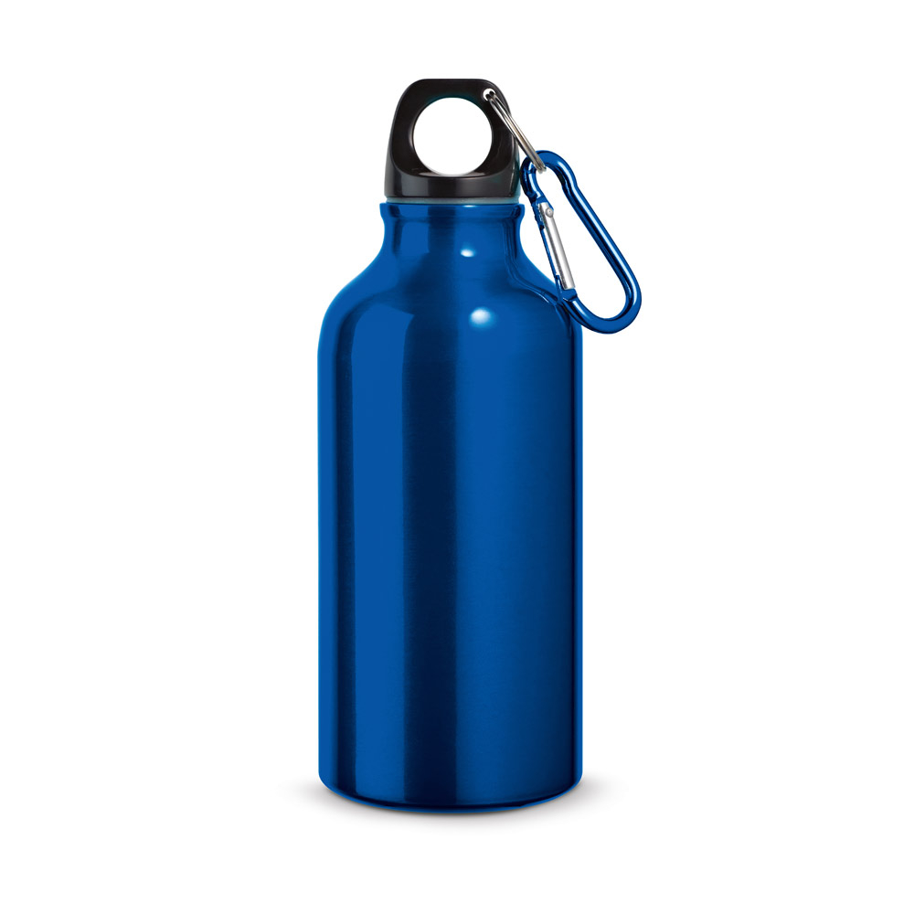 Gourde promotionnelle en aluminium 400 ml Bleu royal